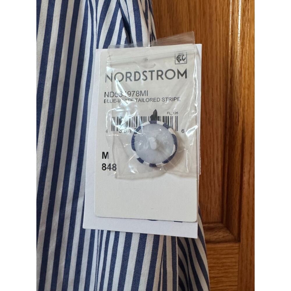 1901 Women's Blue & White Striped Midi Skirt - New w/Tags - Picture 5 of 8